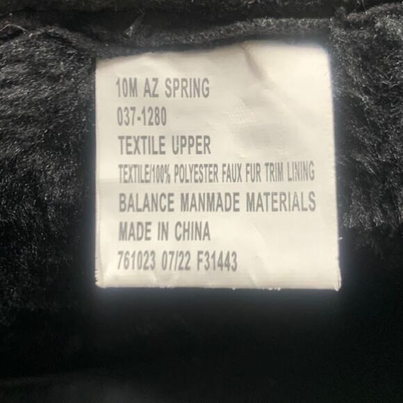 Arizona Jean Co Memory Foam Faux Suede Boots in Black Size 10 - Picture 9 of 10